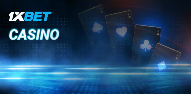 Large selection of online games within 1xBet